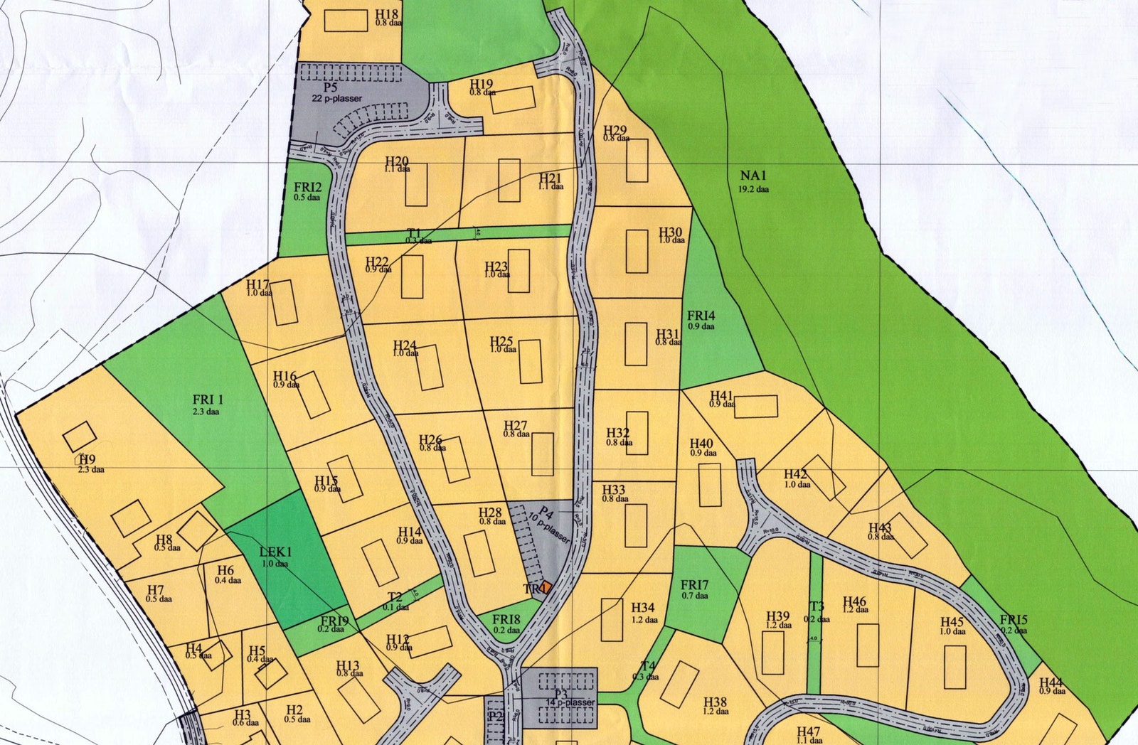 Tomtekart. Galleribilde