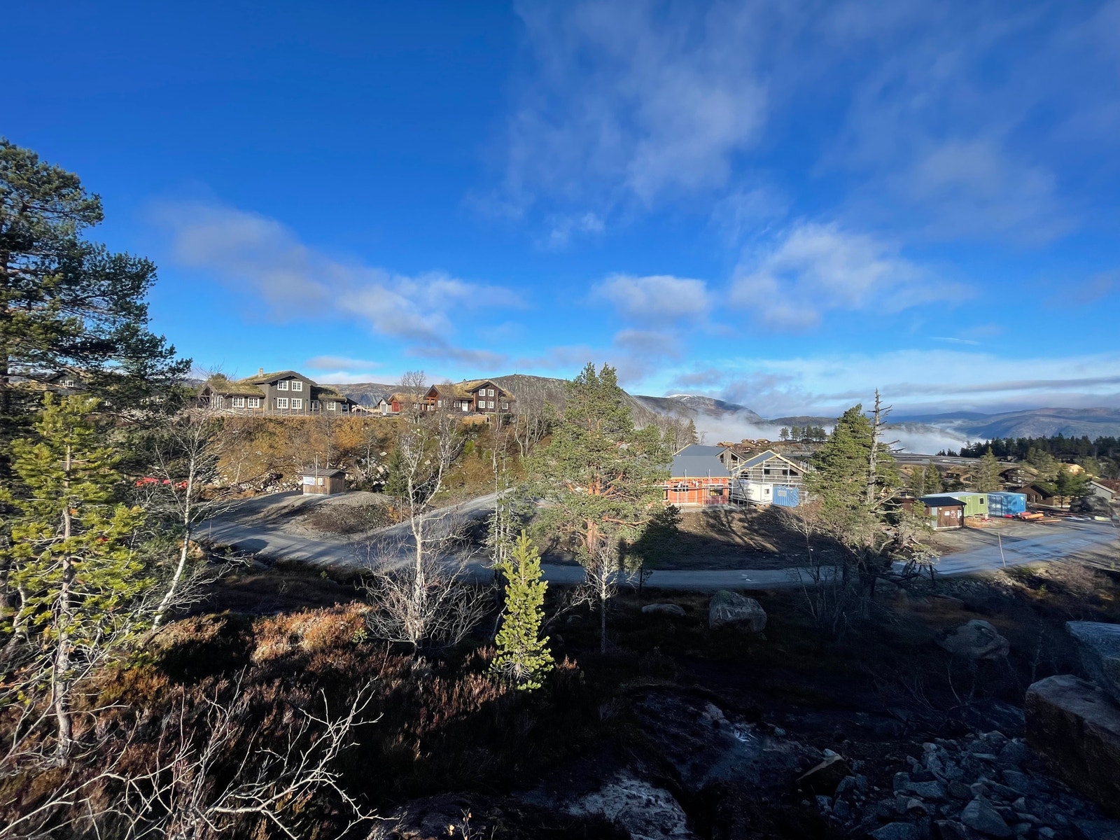 Utsikt fra tomta Galleribilde