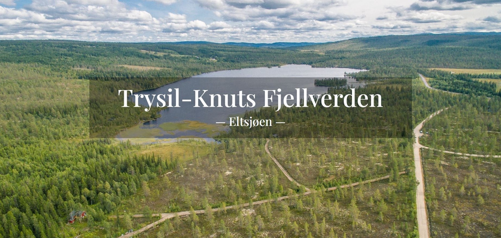 Her kan du nyte utsikten til Eltsjøen fra hytta Galleribilde