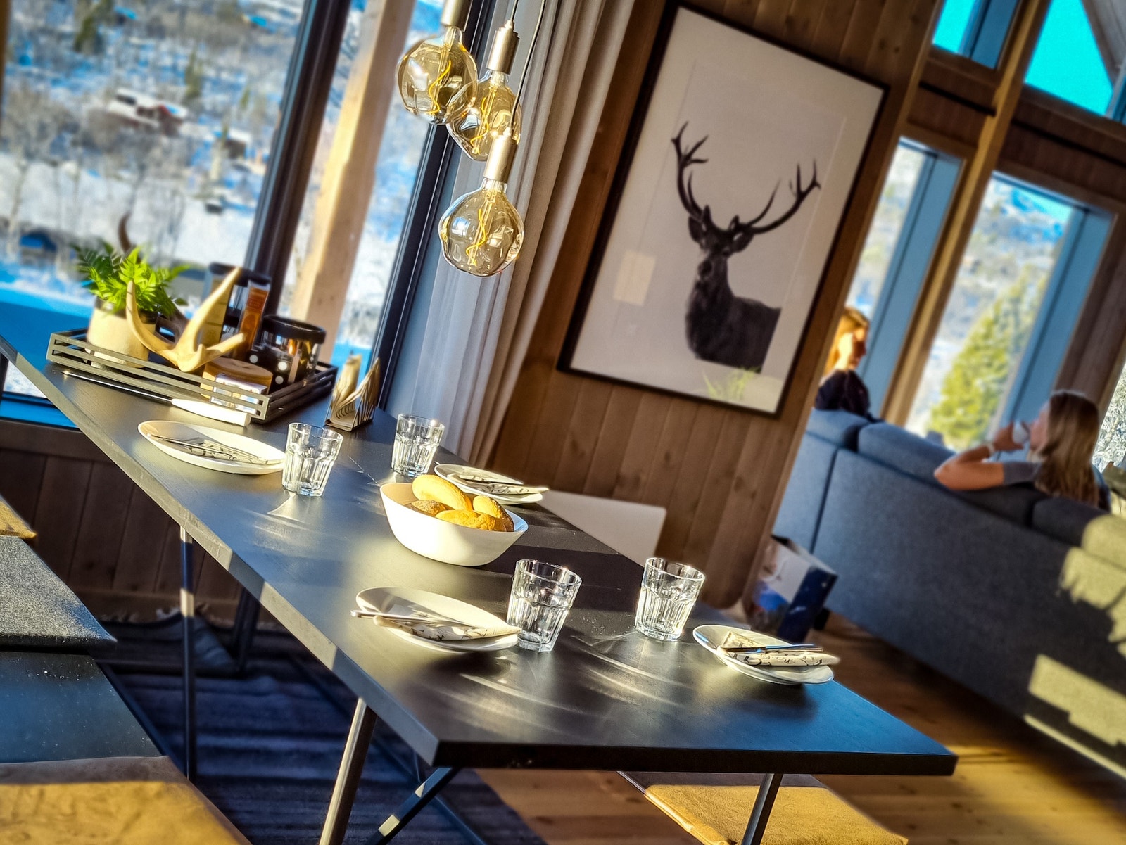 Bilde av tilsvarende hytte, visningshytta på Bergstølhovda Galleribilde