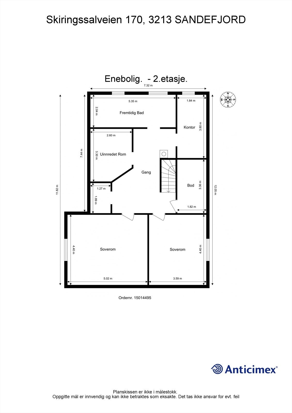 Plantegning 2. etasje. Galleribilde