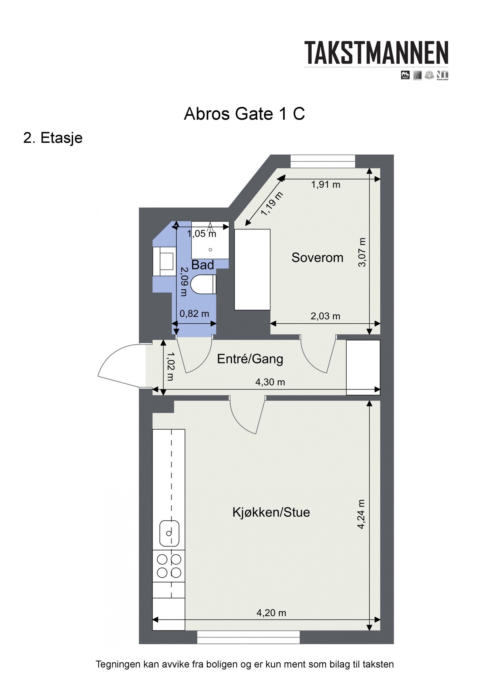 Plantegning Galleribilde