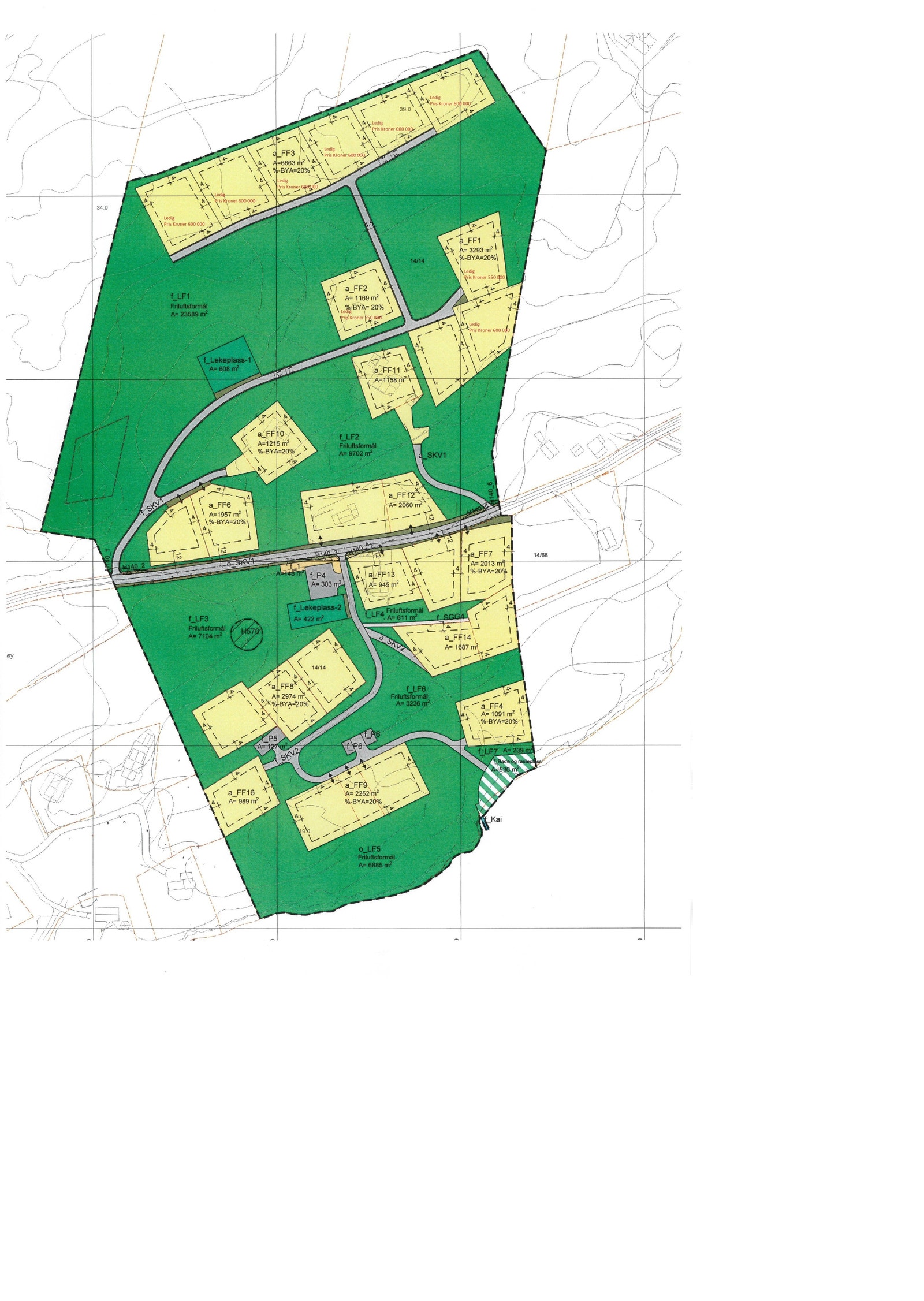 Hyttetomter tilgjengelig i Dragøy hyttefelt Galleribilde