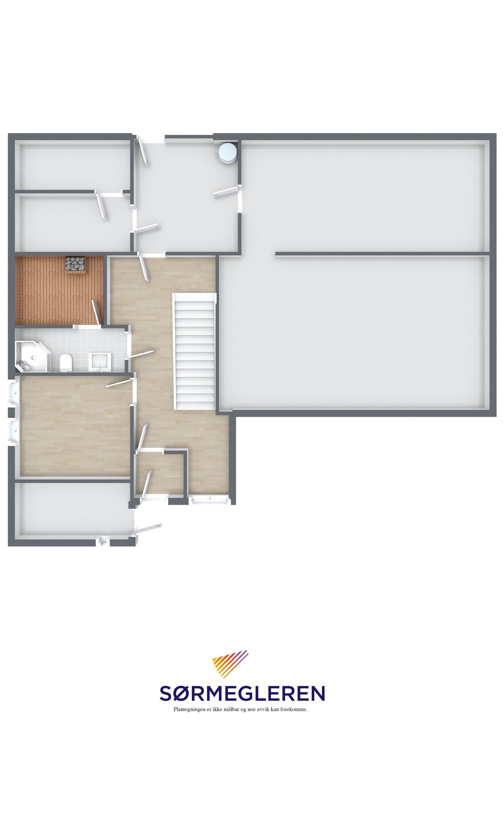 Så går vi ned til inngangsplanet Galleribilde