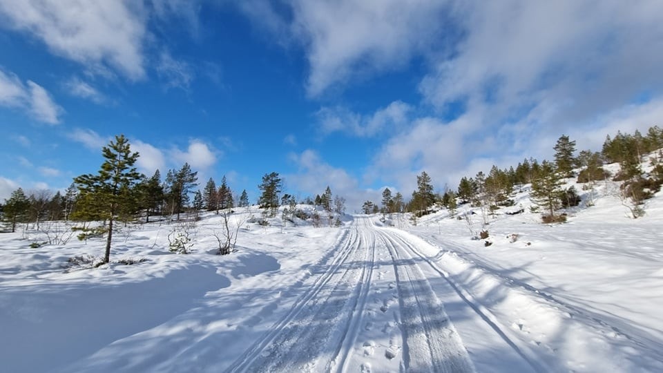 Flott vei helt opp til toppen Galleribilde