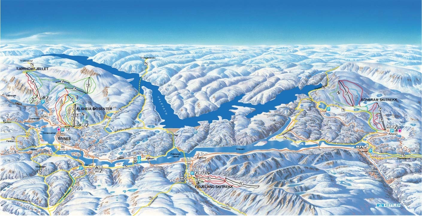 Se merke på kart hvor tomten ligger Galleribilde