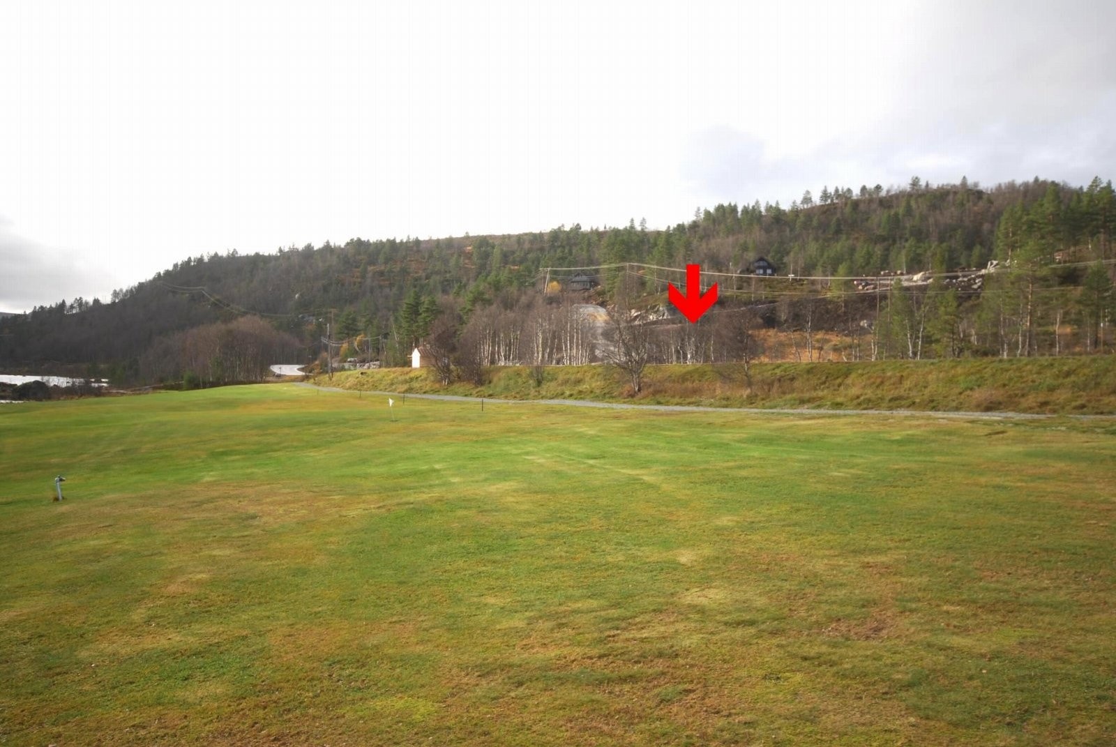 Utsikt fra golfbanen Galleribilde