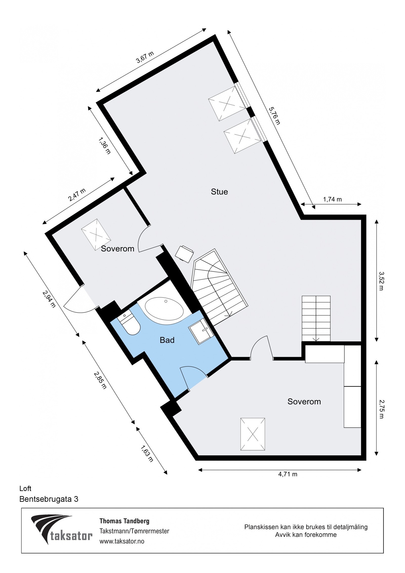 Start planleggingen av loftsetasjen med målsatte plantegninger. Galleribilde