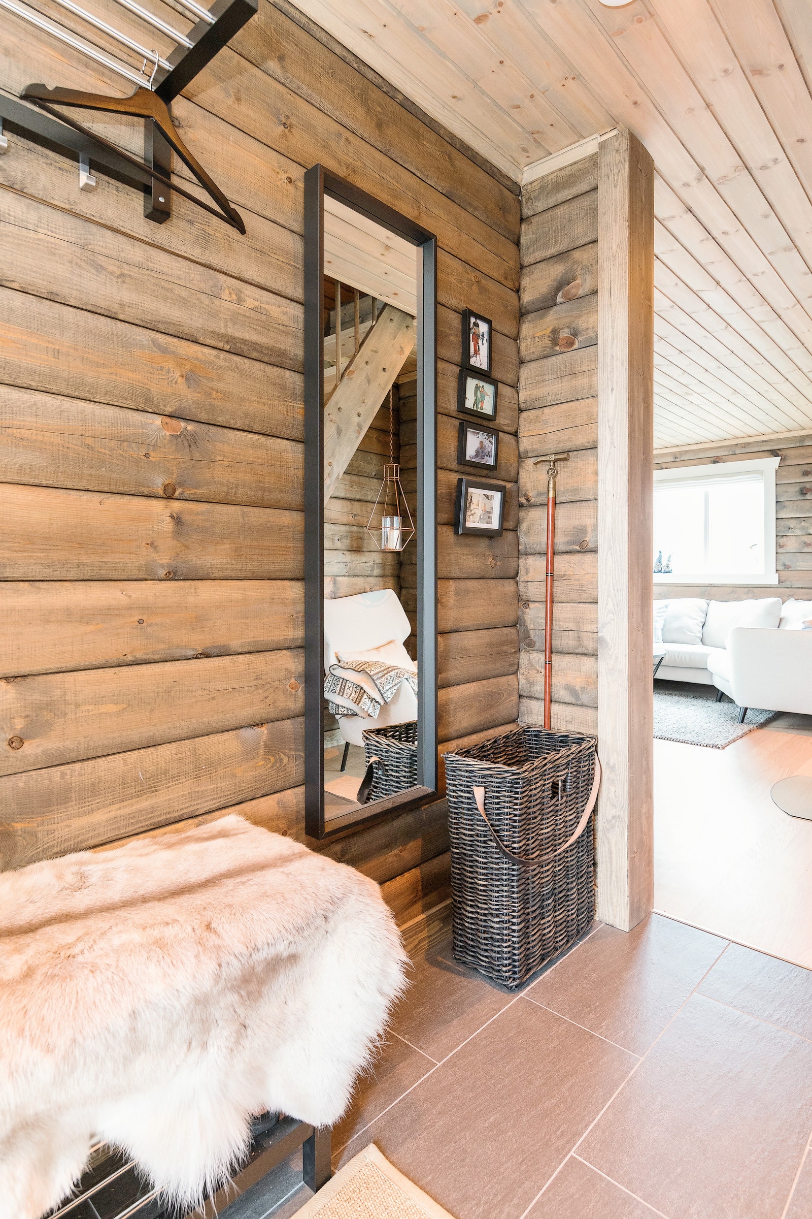 Bilde er tatt av lignende hytte som er påkostet fra standard leveranse Galleribilde