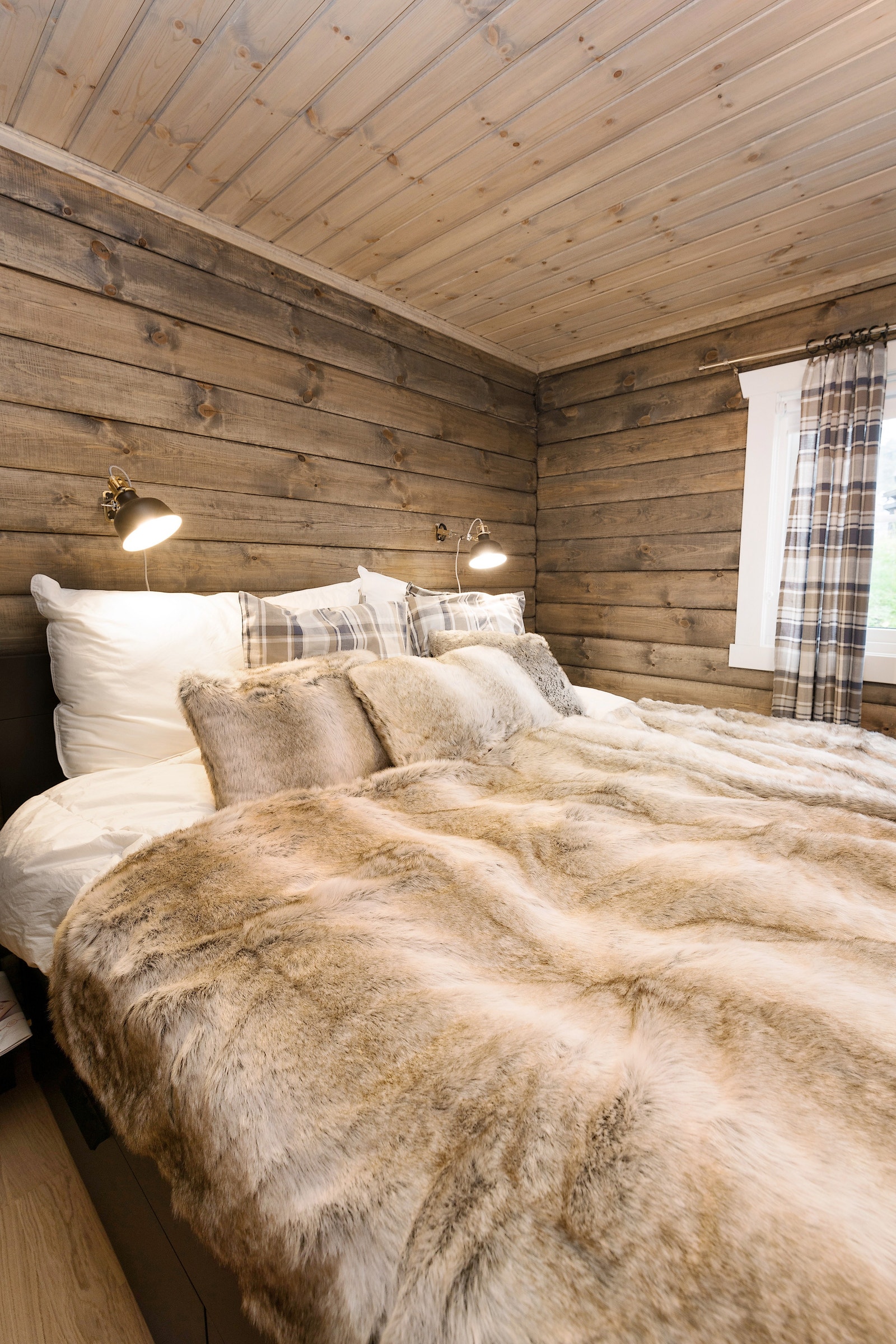 Bilde er tatt av lignende hytte som er påkostet fra standard leveranse Galleribilde