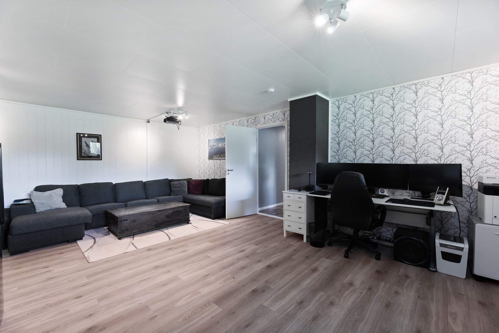 Kjellerstue - brukes som kontor og film rom av eier i dag Galleribilde