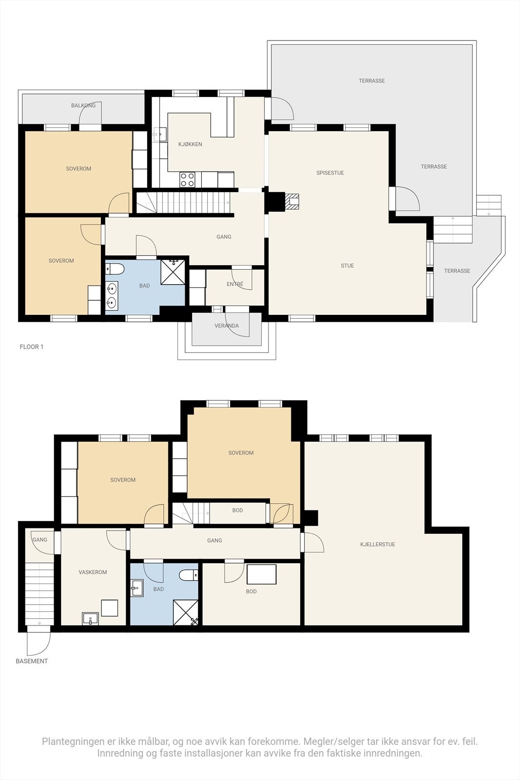 Plantegning Galleribilde