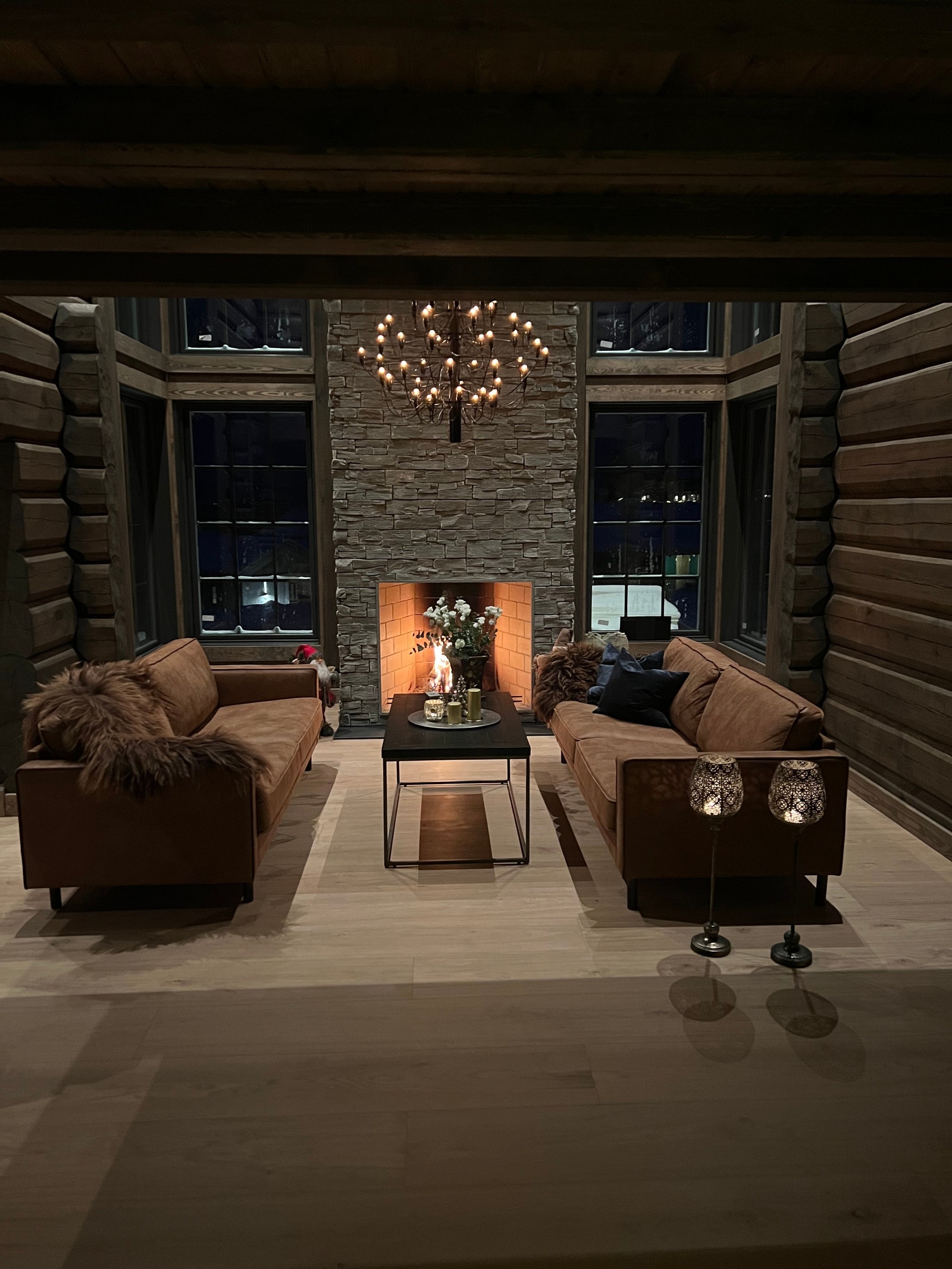 En av flere alternativer til peis. Galleribilde