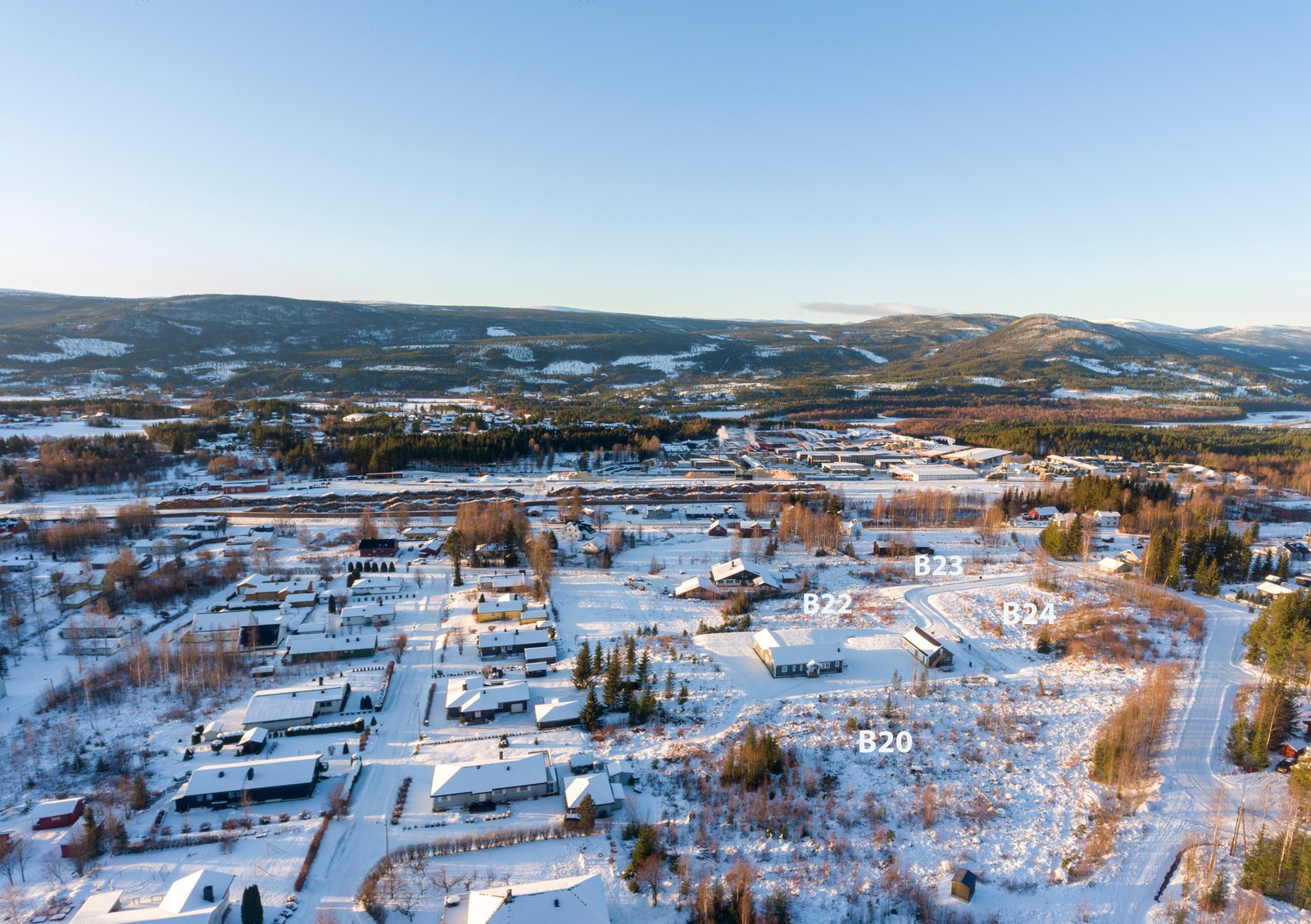Det er tilgang til Fiber fra Eidsiva i boligfeltet Galleribilde