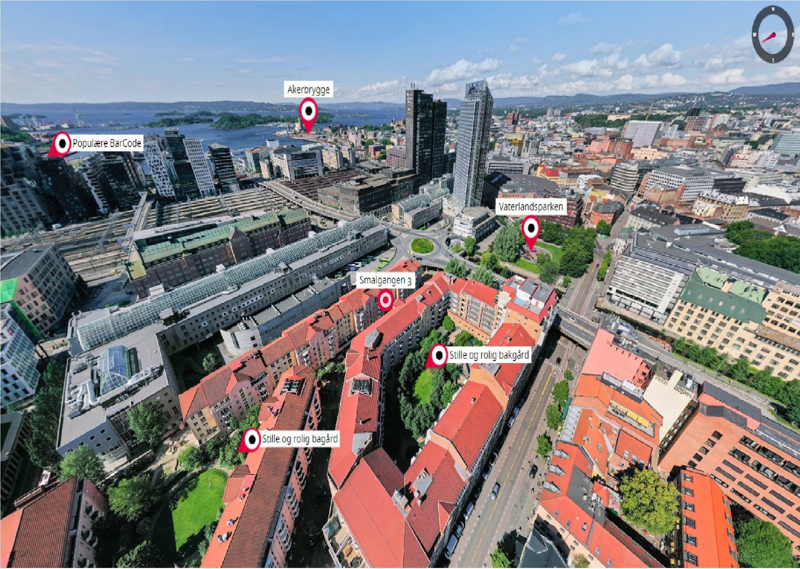 Leiligheten ligger meget sentralt til i "hjertet" av Oslo sentrum og har umidellbar nærhet til bydelens rike utvalg av spisesteder, butikker og kafeer. Galleribilde