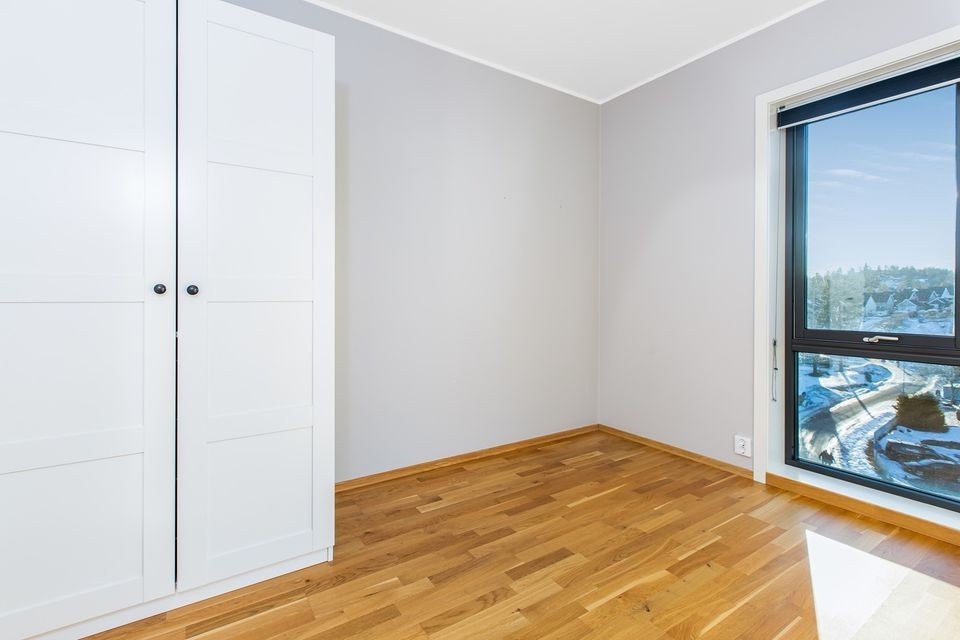 Soverom 2 har også plass til en dobbeltseng. Galleribilde