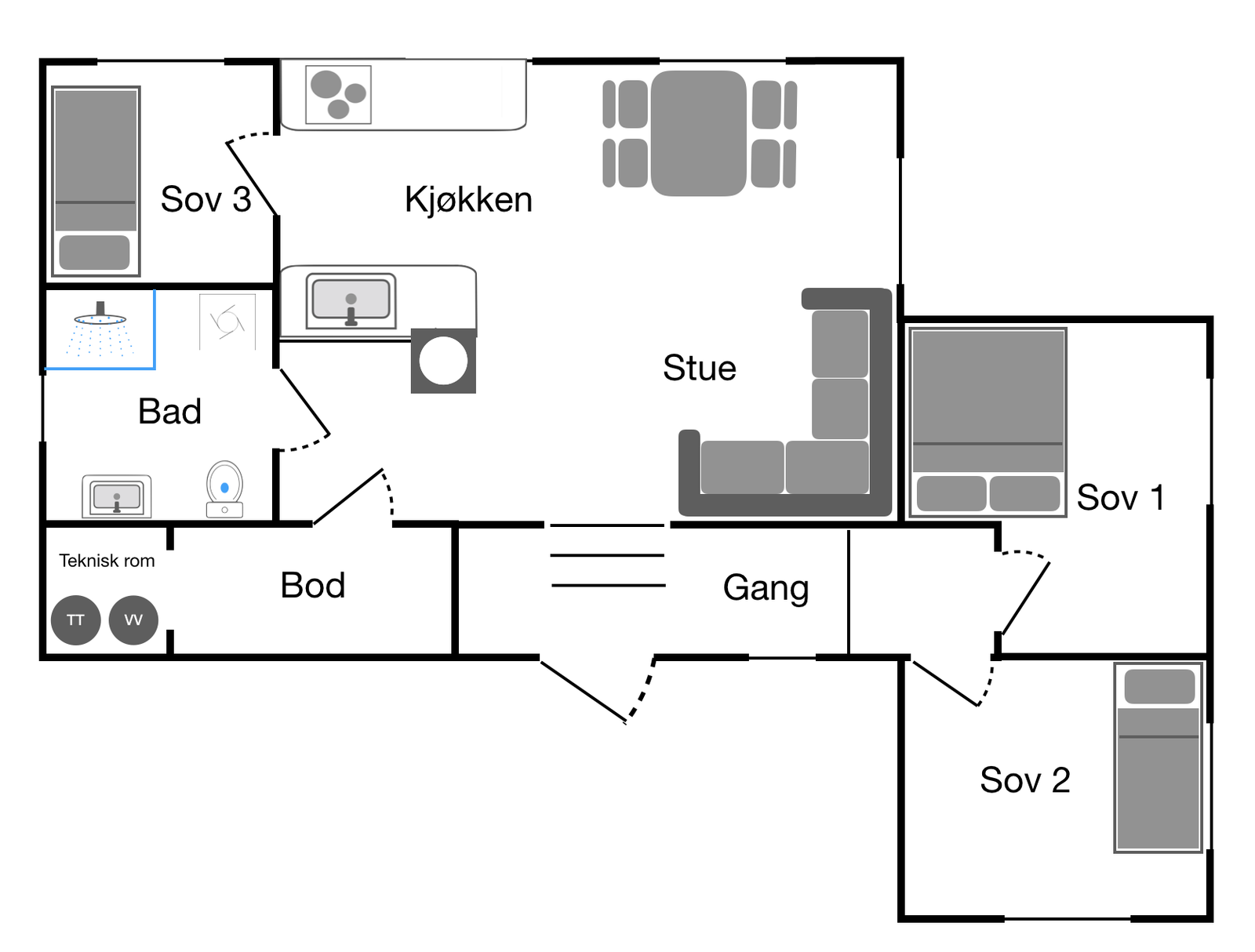 Tegning (51) Galleribilde