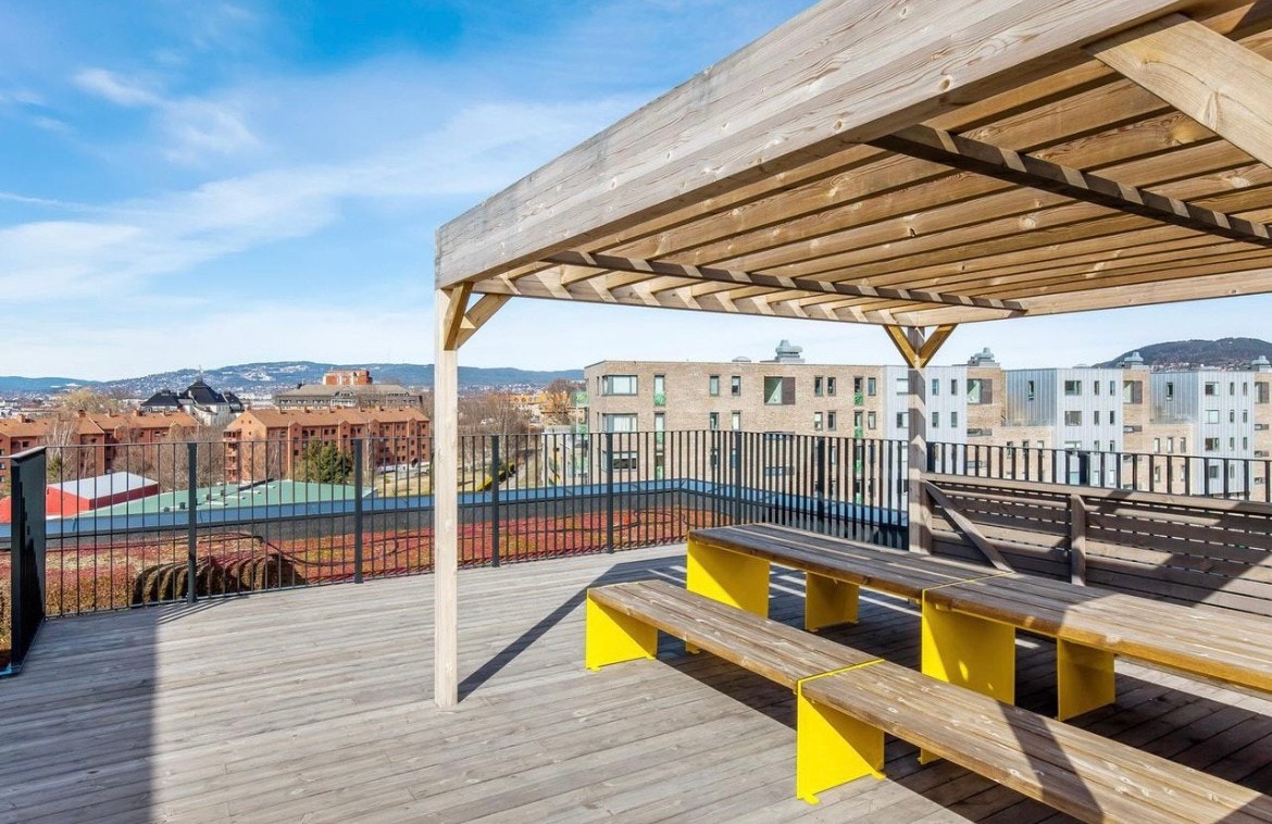 Felles takterasse Galleribilde