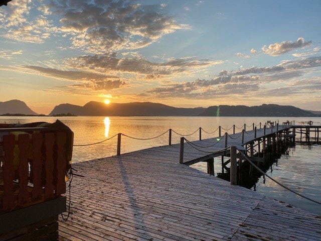 Solnedgang Galleribilde