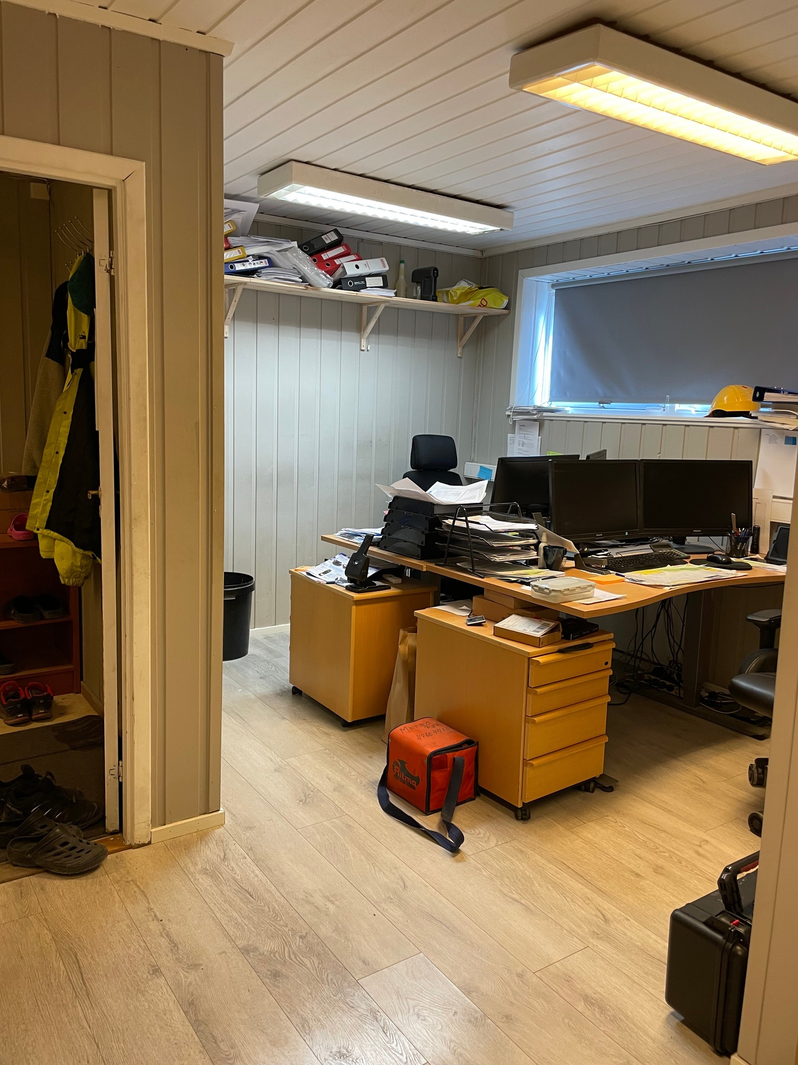 Første kontorrom Galleribilde