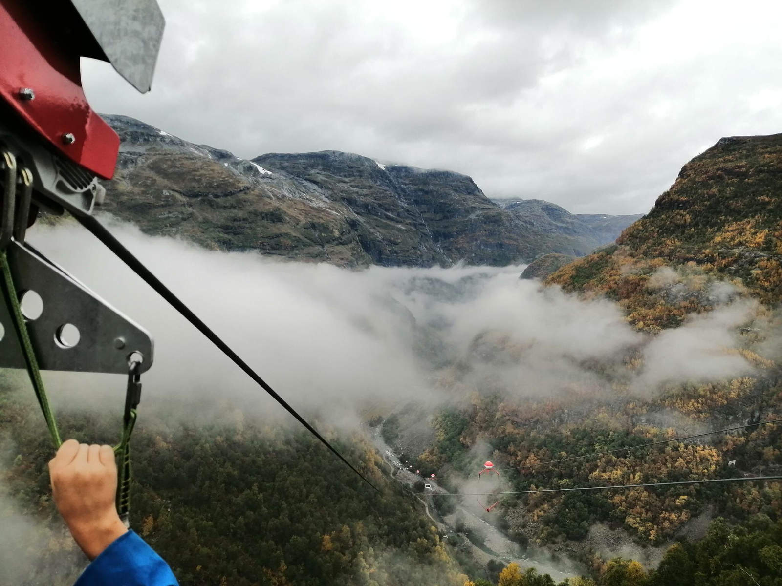 Flåm zipline (the longest in Skandinavia) Galleribilde
