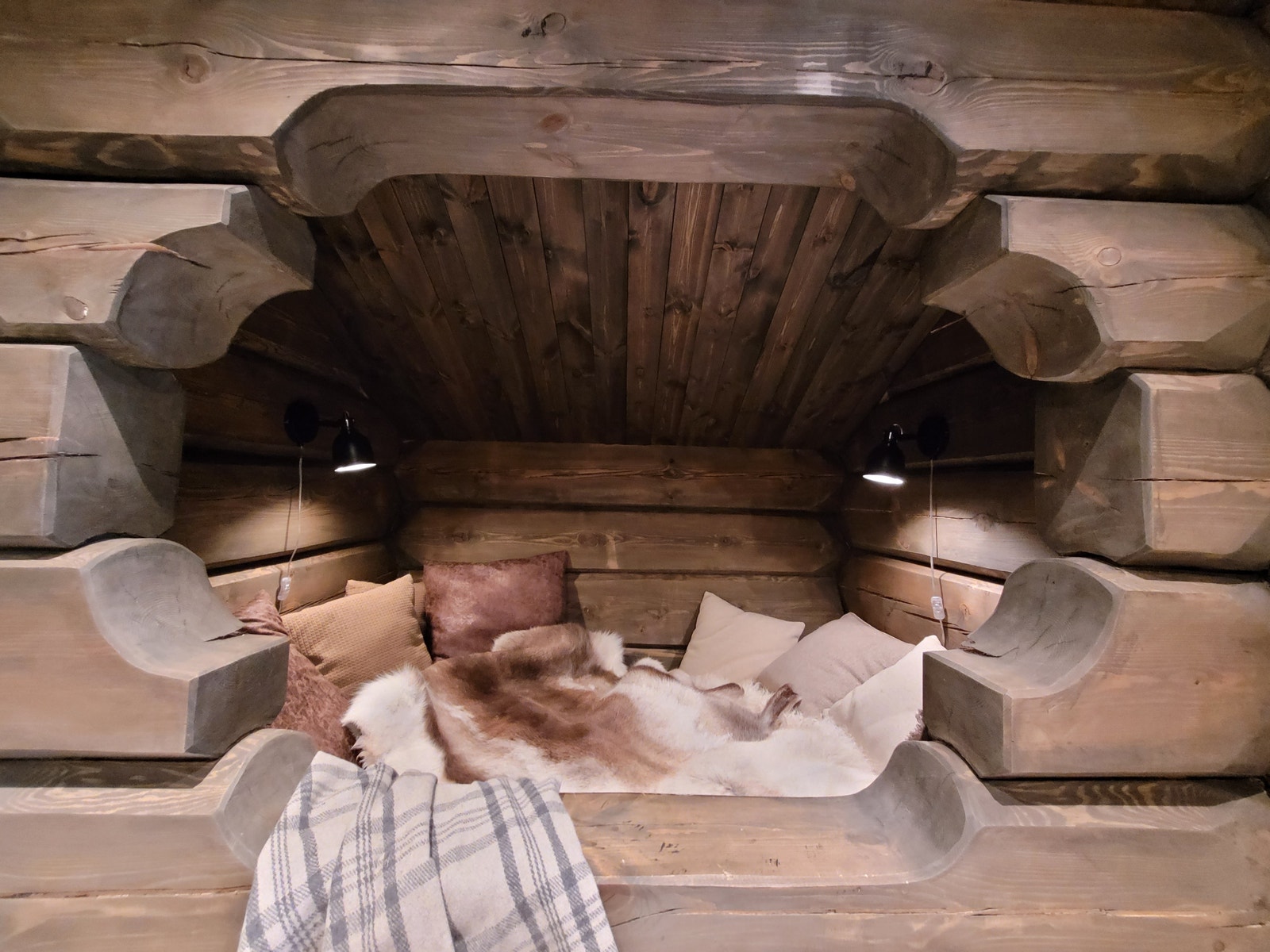 Verdens koseligste hule. Alkove som kan benyttes til 2 ekstra sengeplasser Galleribilde