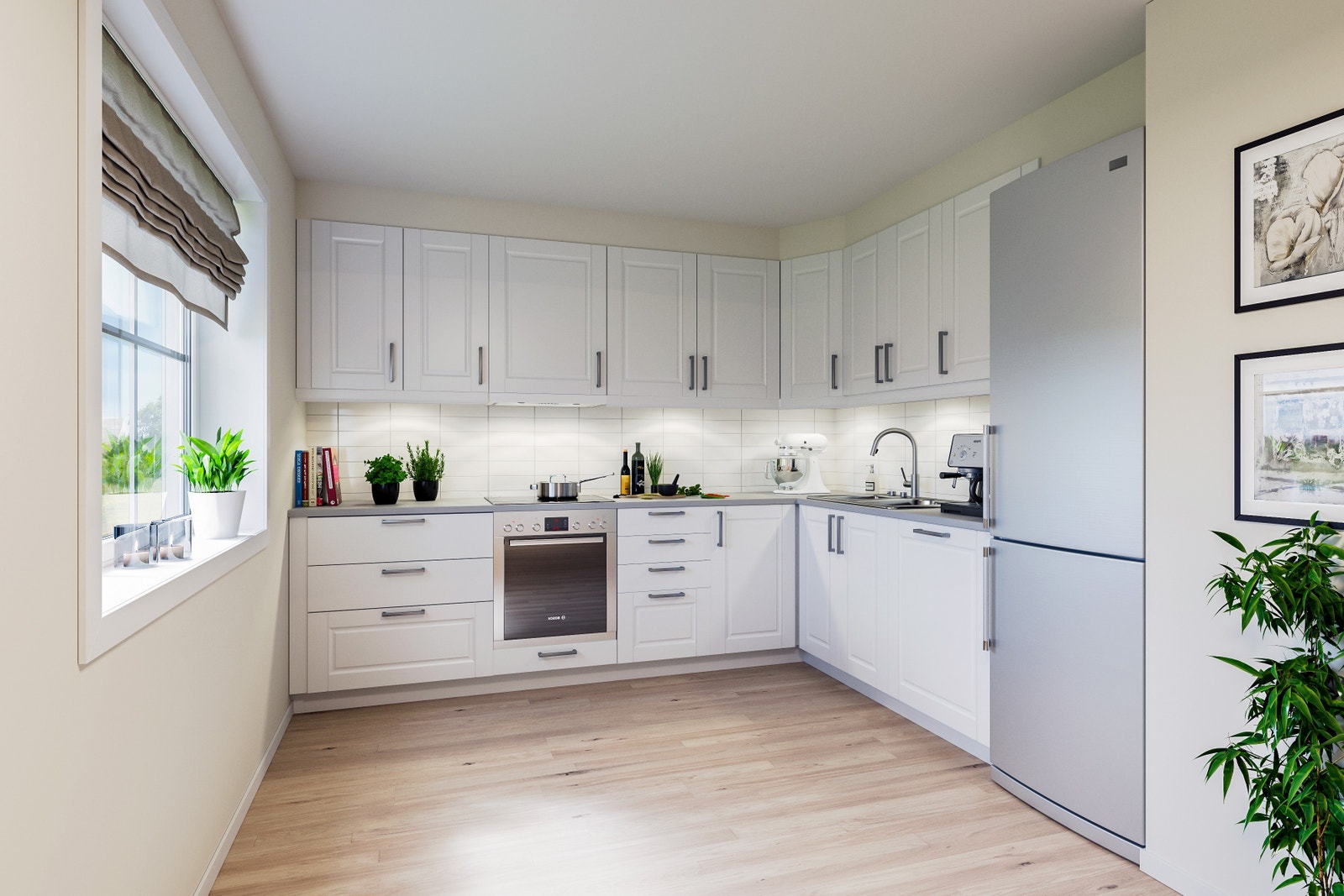 Standard kjøkken (hvitevarer medfølger ikke) Galleribilde