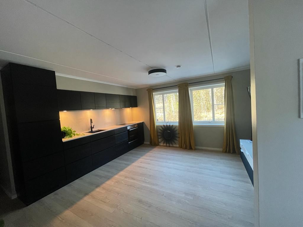 Romslig stue med varmepumpe - aircondition Galleribilde