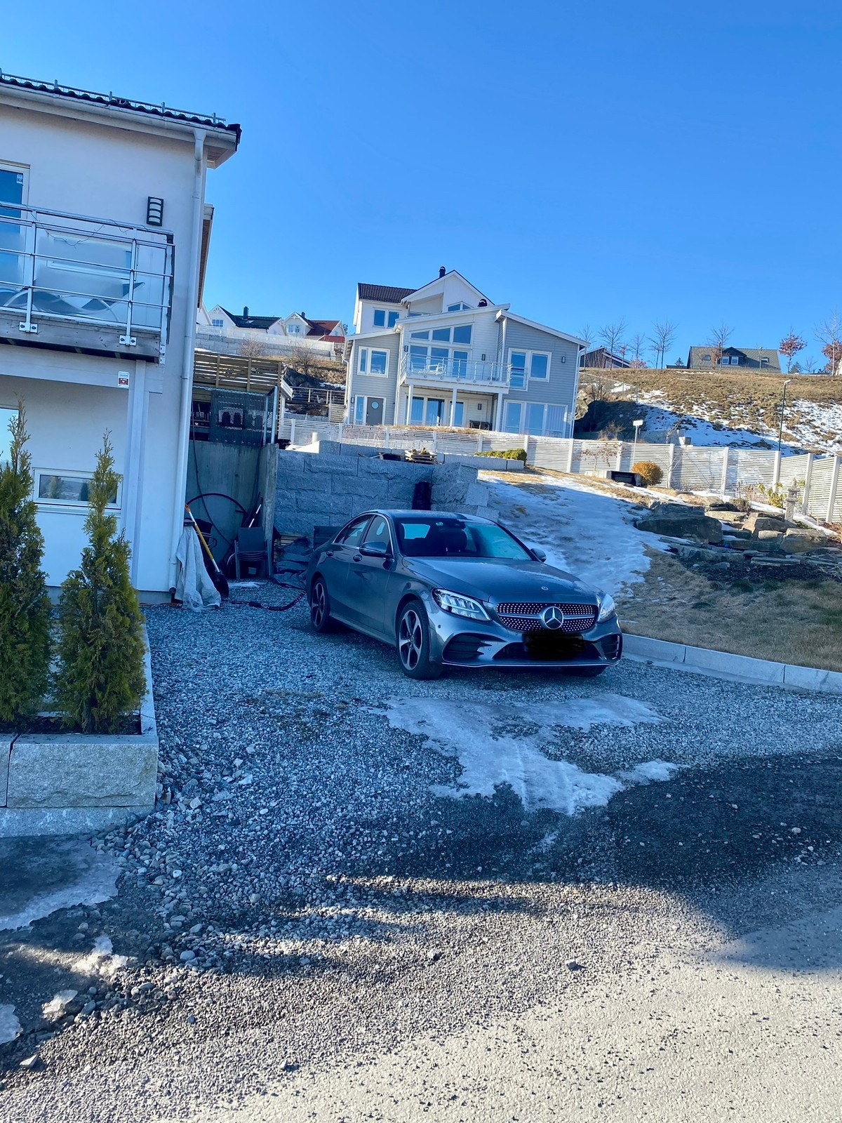 Egen parkeringplasser Galleribilde