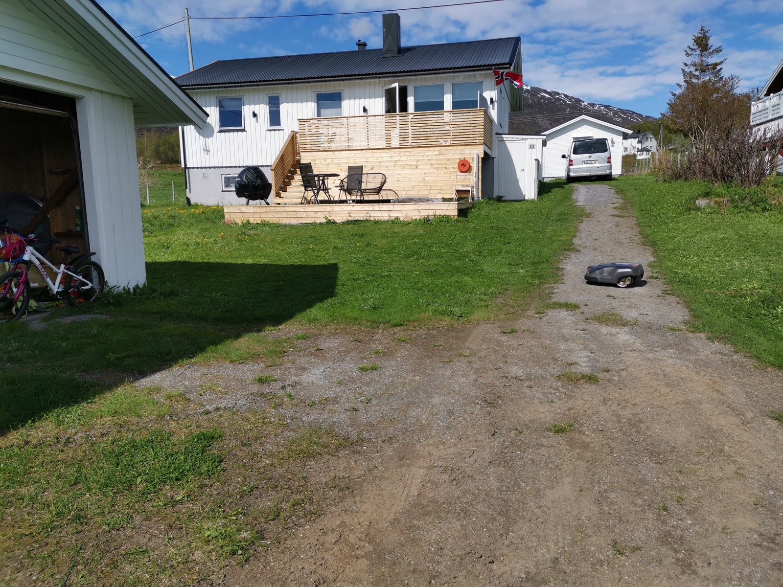 flott uteområde Galleribilde