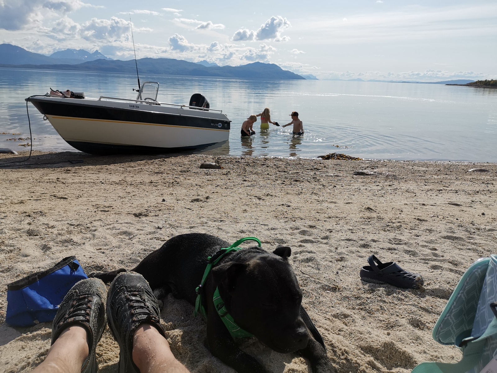 Flott på stranda, trenger ikke båt for adkomst Galleribilde