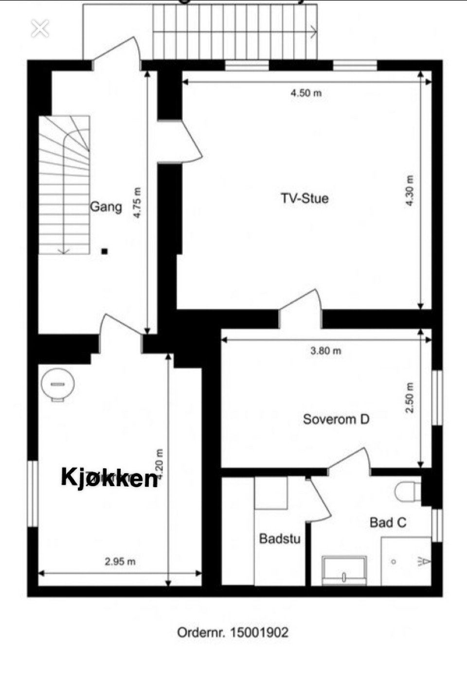 Plantegning Galleribilde