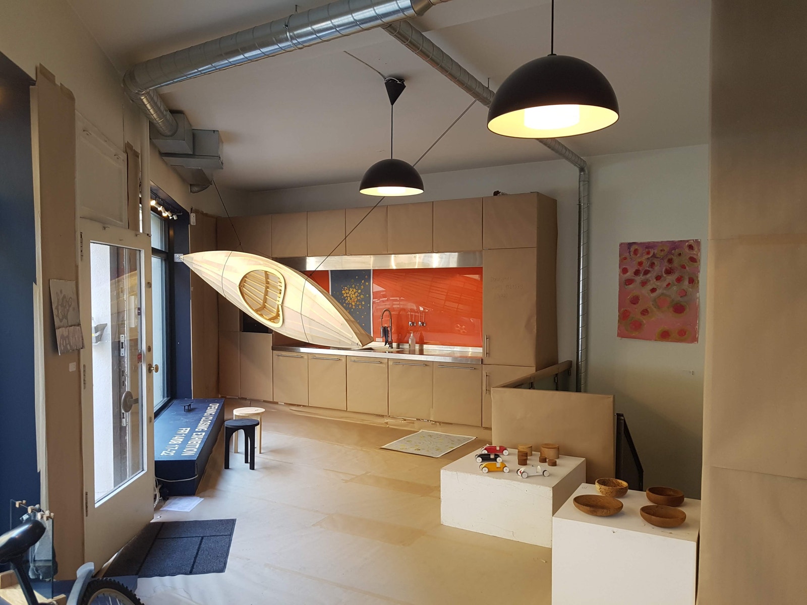 Pop up utstilling Galleribilde