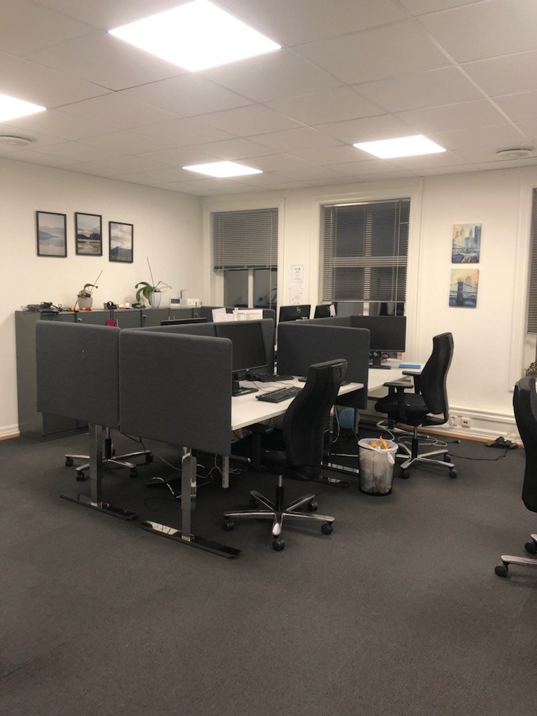 Åpent kontorlandskap Galleribilde