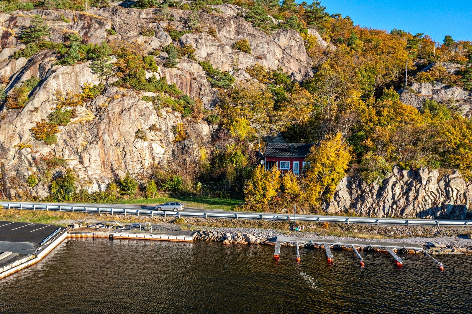 Båtplasser ved kommunebrygga Rødberg båthavn Galleribilde