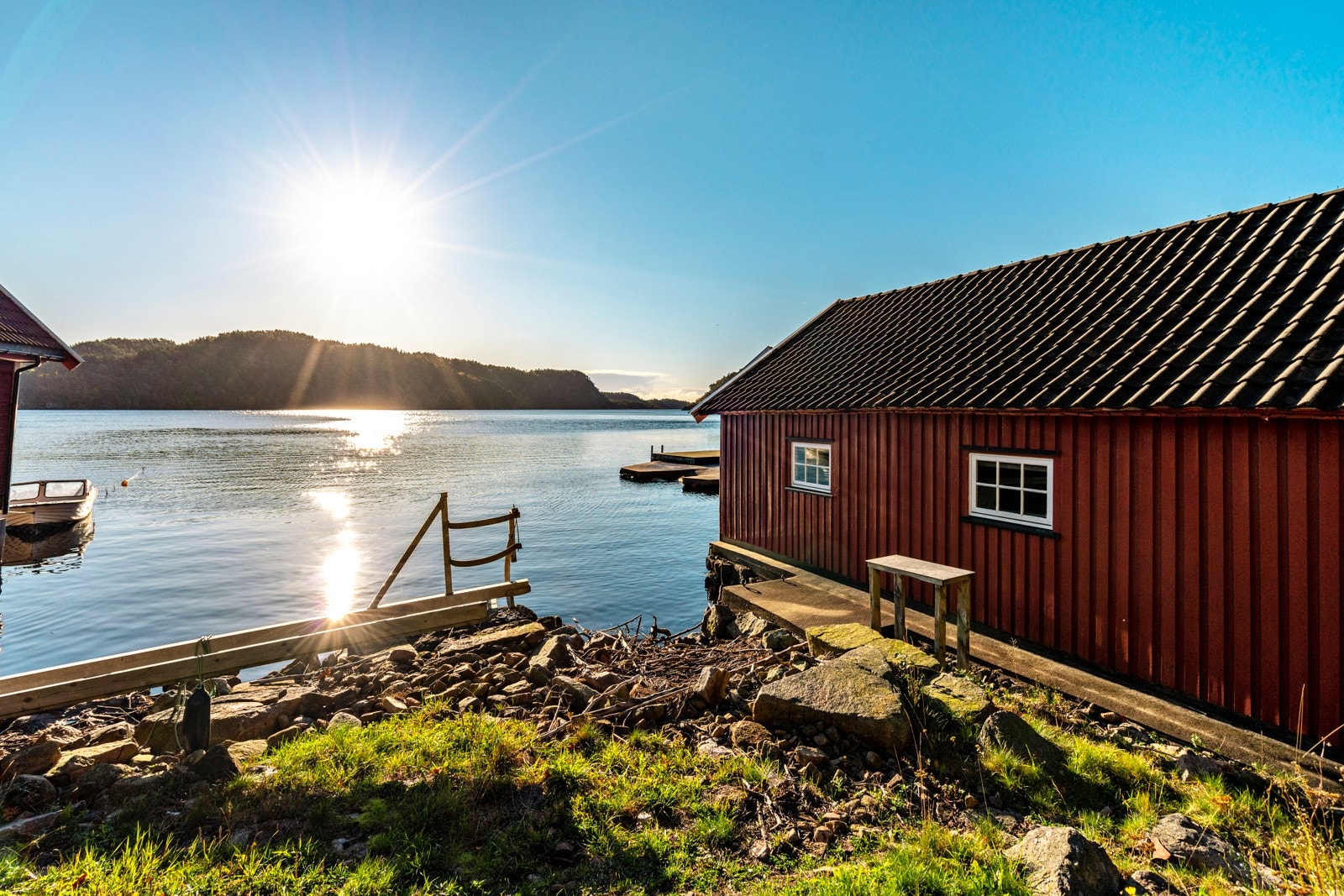 Båtfeste - ca 1,5 meter strandlinje Mørkesdal Galleribilde
