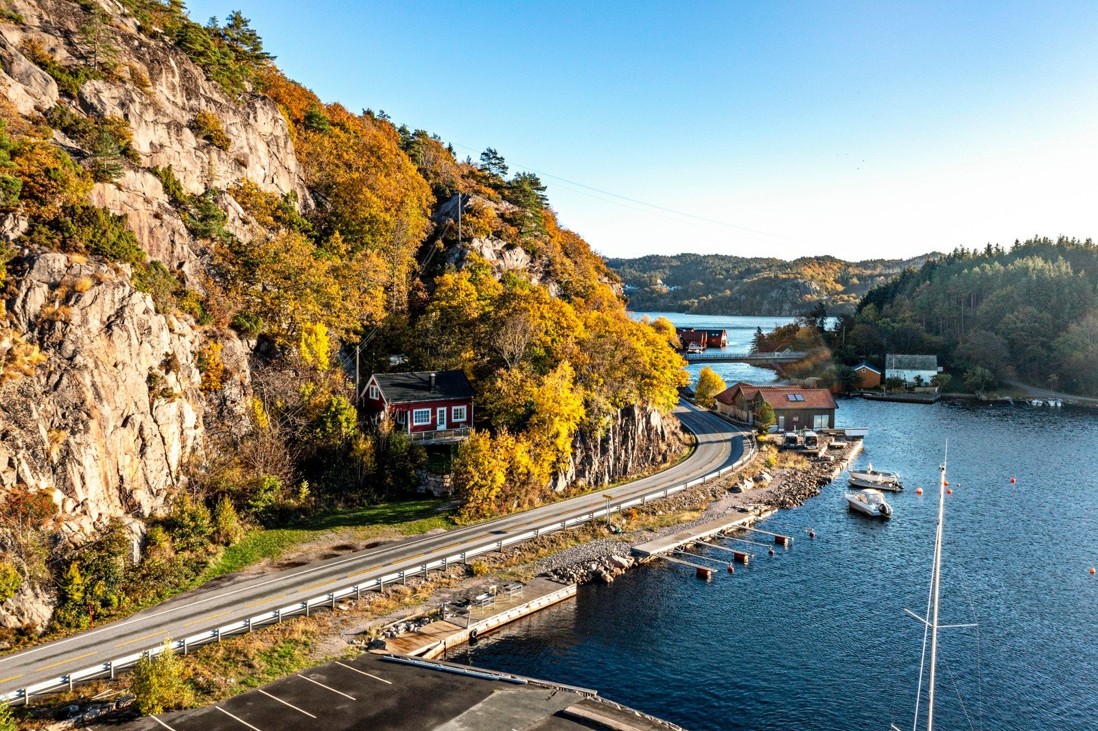 Oversikt Rødberg båthavn Galleribilde