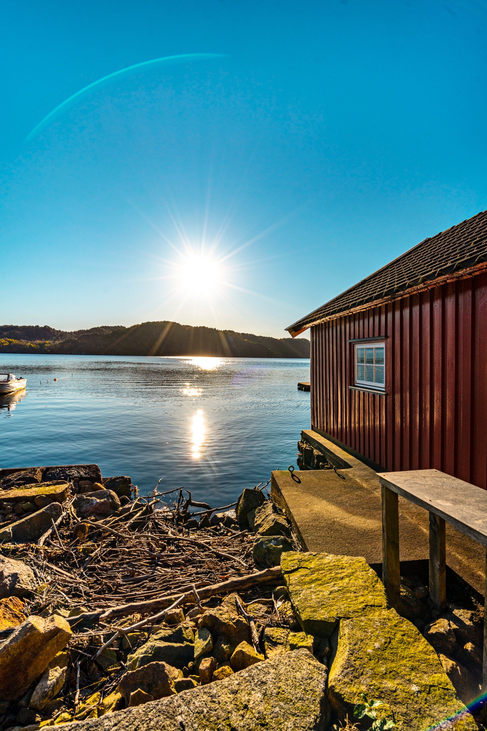 Båtfeste ca 1,5 meter strandlinje Mørkesdal Galleribilde