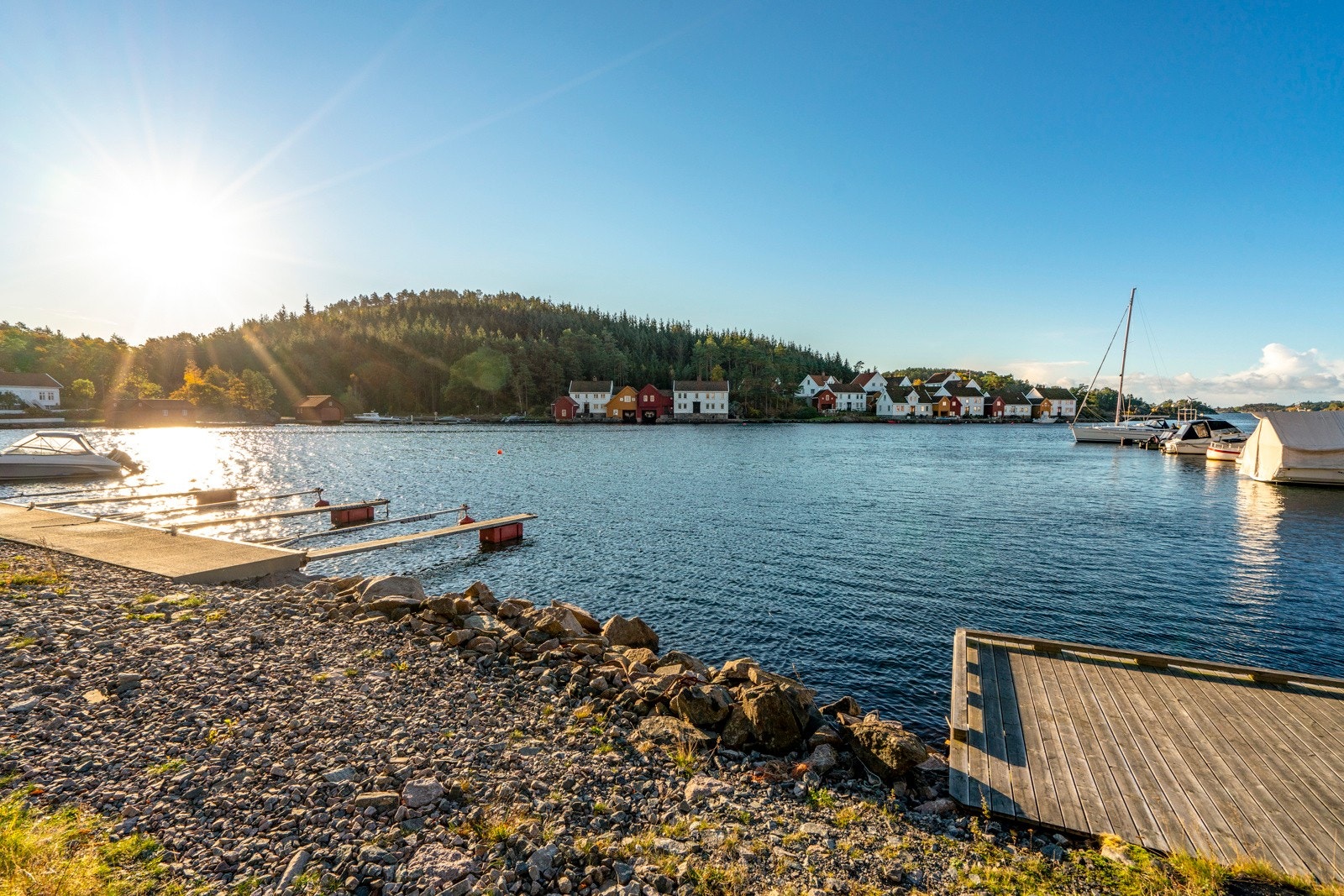 Båtplasser ved kommunebrygga Rødberg båthavn - 3-4 stk Galleribilde