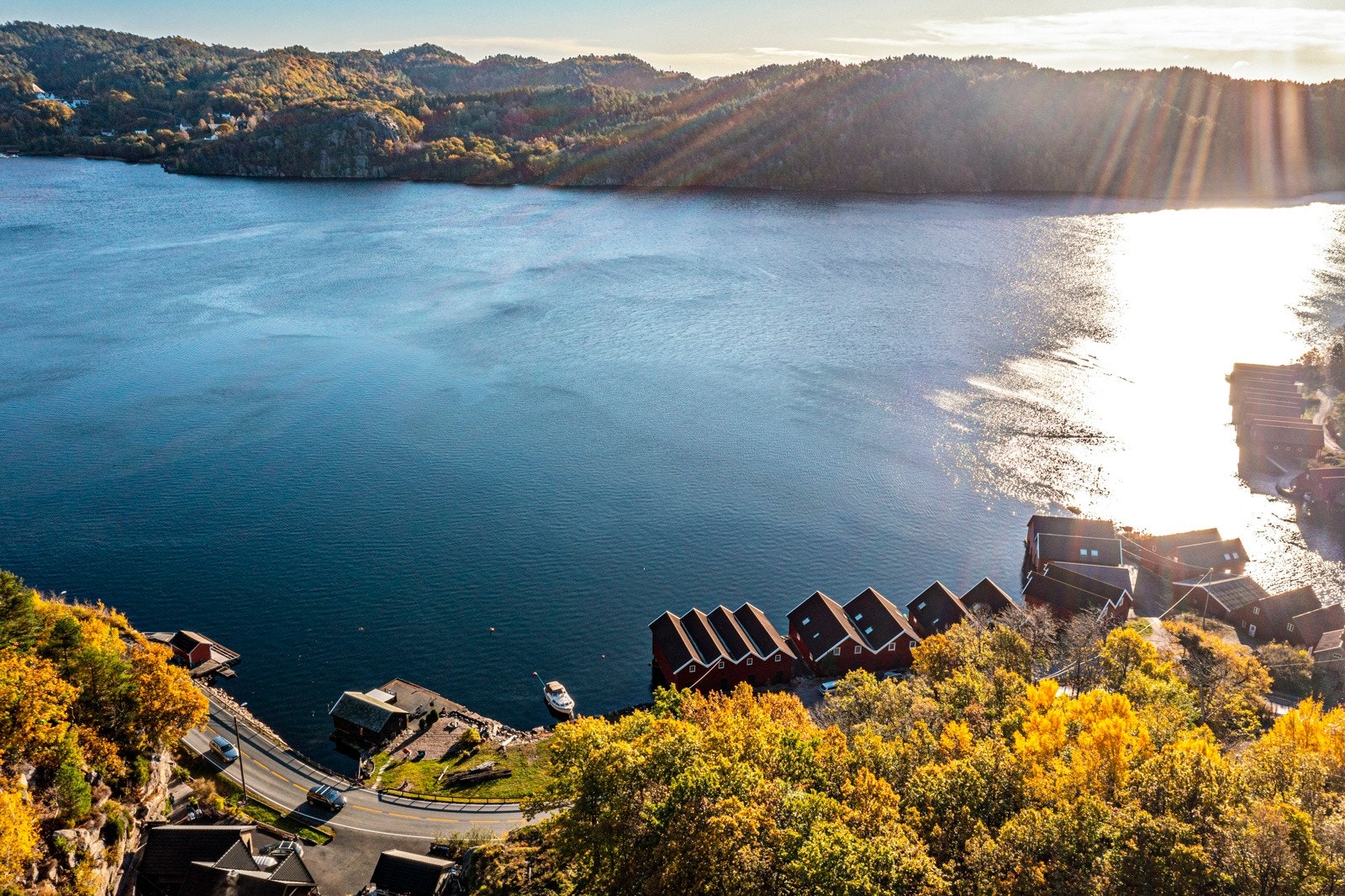 Oversikt båtplasser Hosledalen Galleribilde