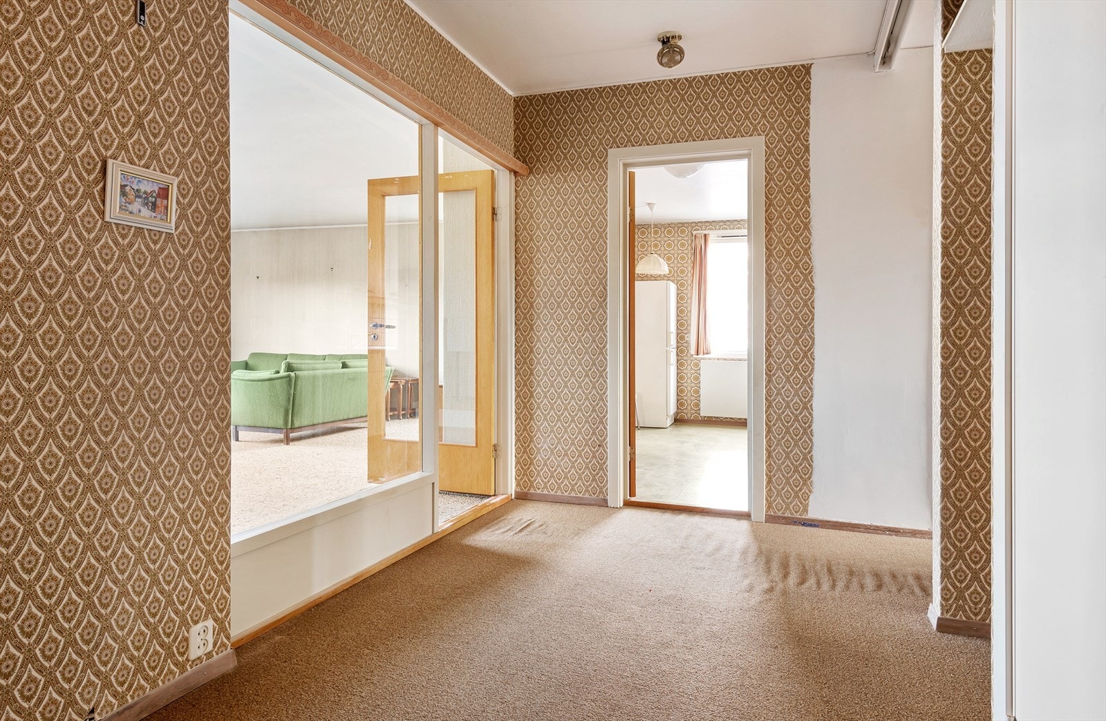 Det er god plass til å sette inn garderobe i gangen. Galleribilde