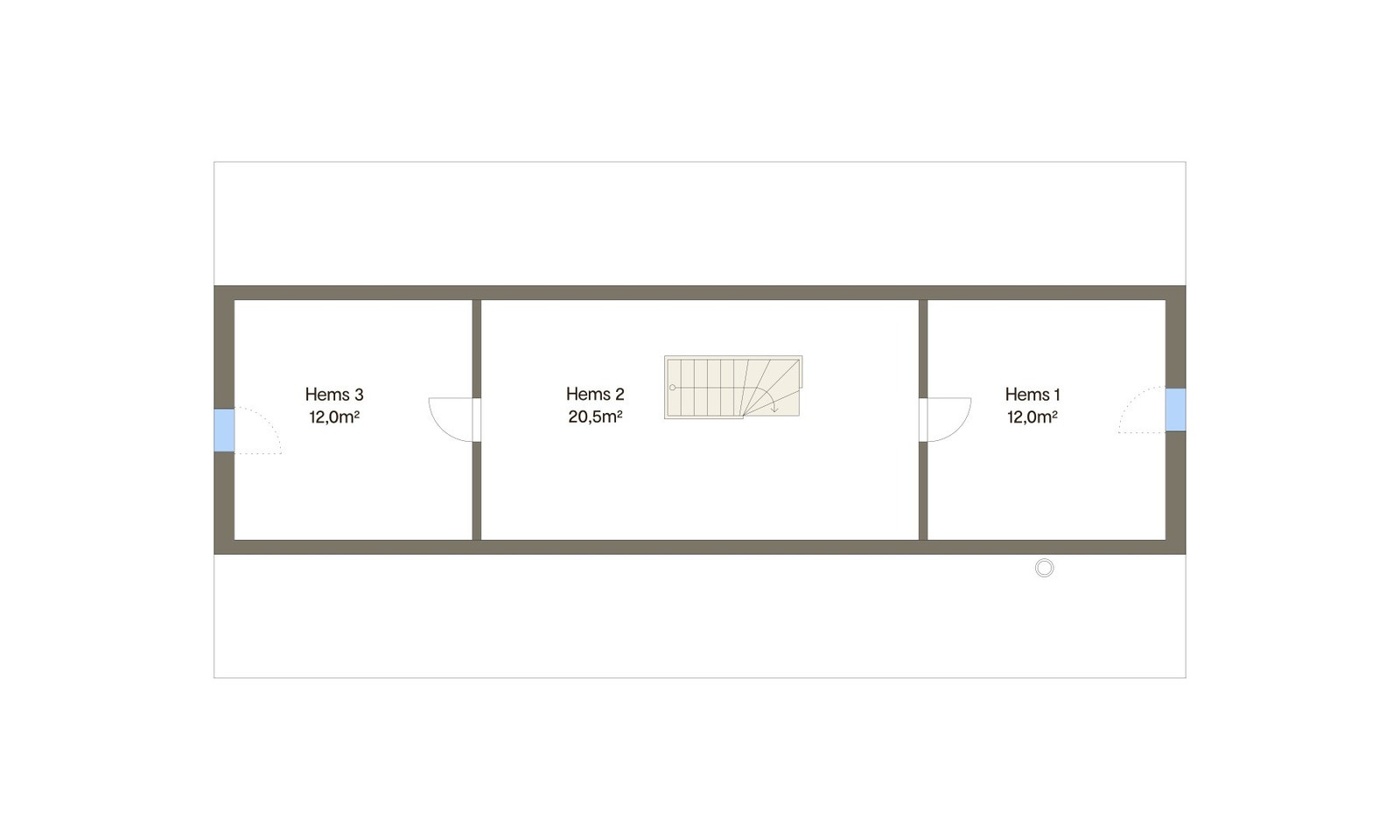 Plantegning hems Vy23ATH Galleribilde