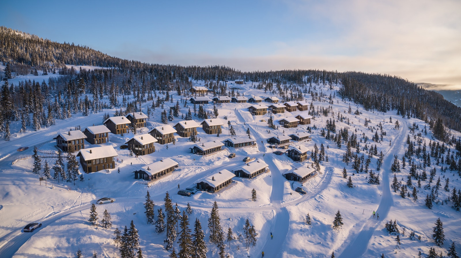 Vy hyttene Galleribilde