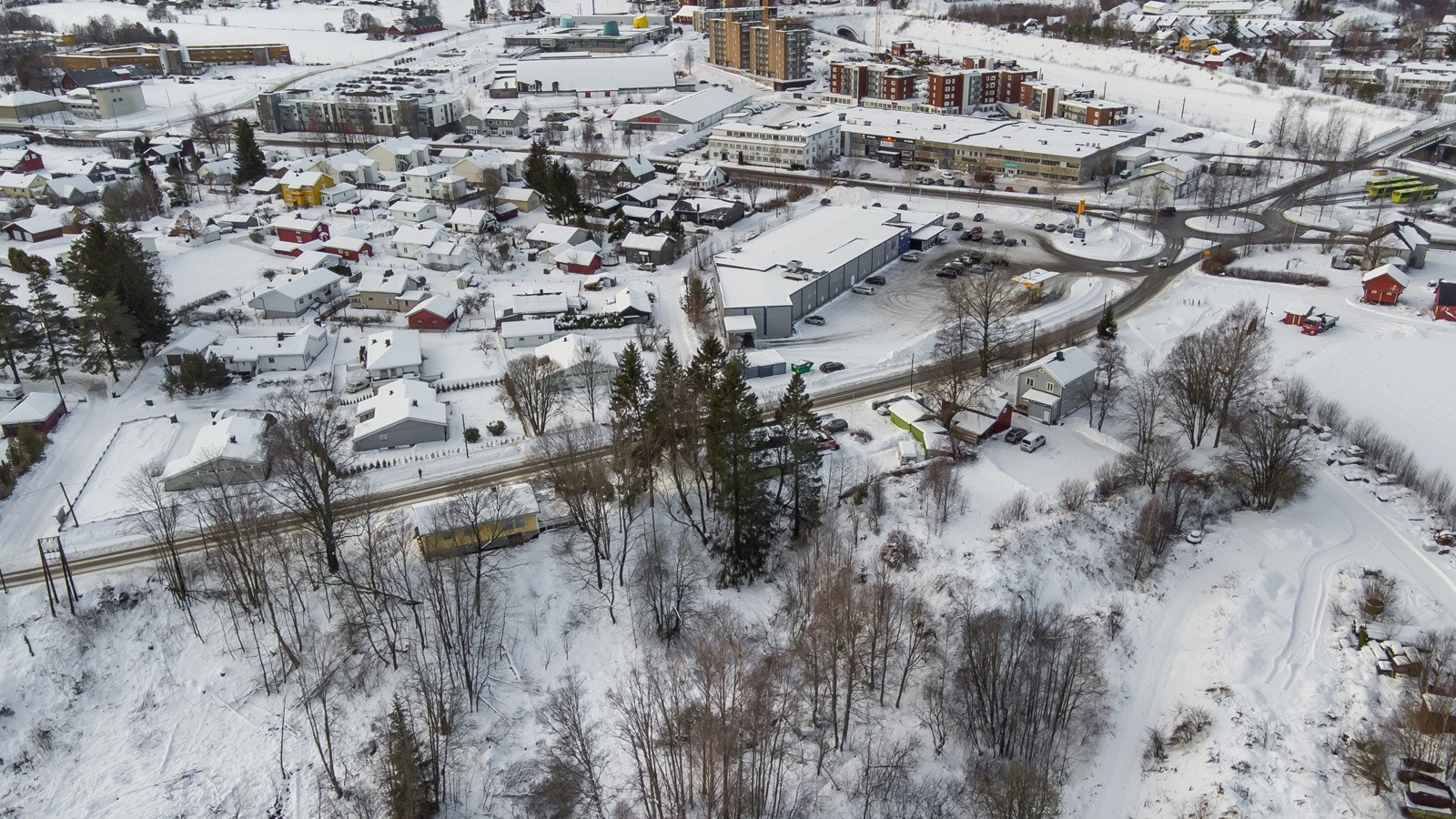 Dronefoto Galleribilde