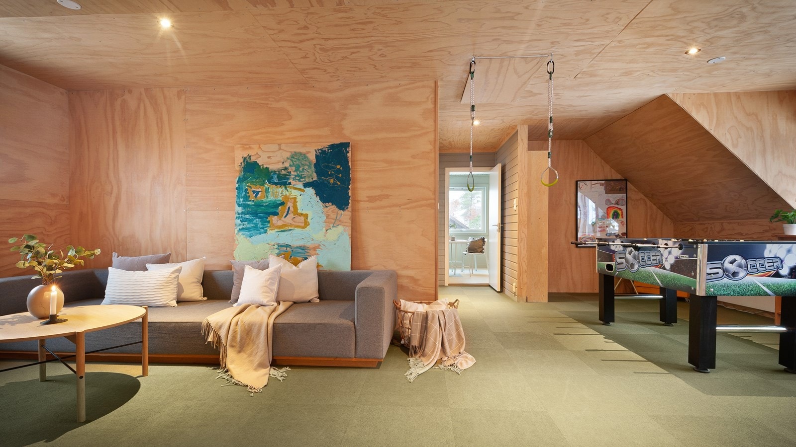 - Loftstue/gangareal måler hele 33,2 m² - Galleribilde