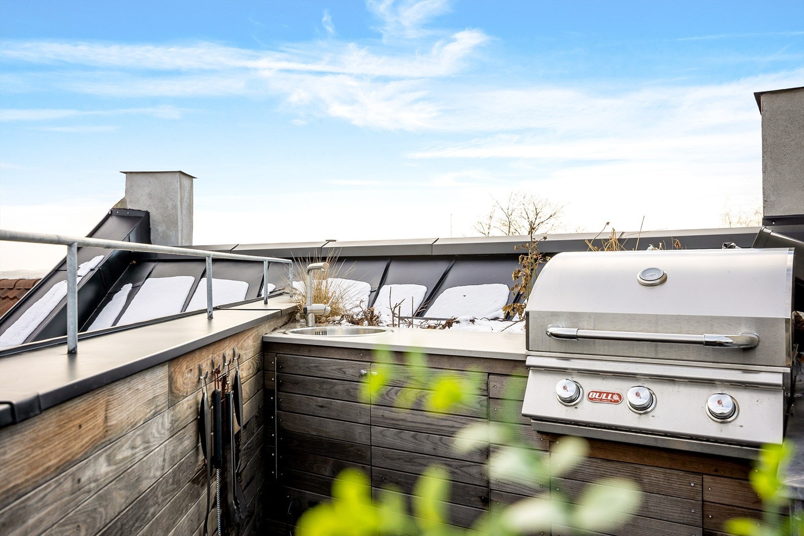 Utekjøkken med vann og avløp Galleribilde