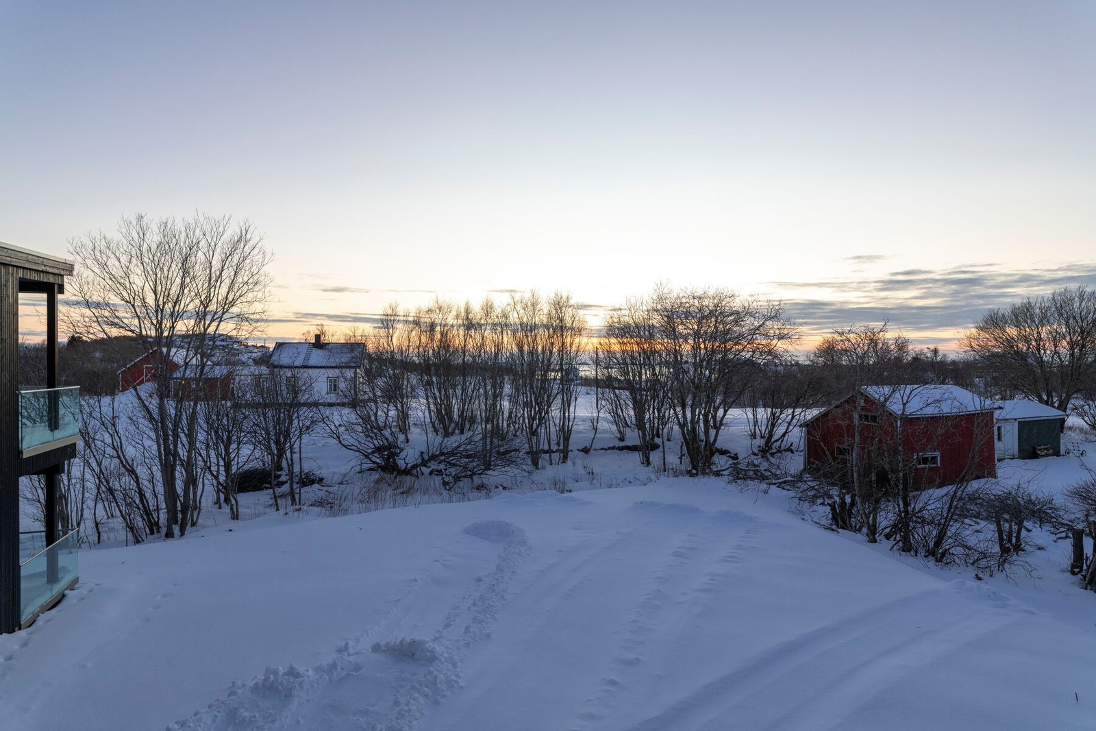 Fellesområde foran leiligheten Galleribilde
