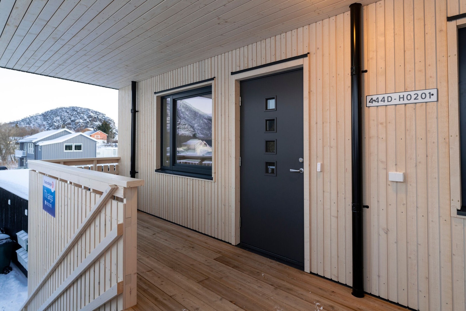 Bygget er helt nyoppført i tidsriktig stil og leiligheten har ikke vært bebodd Galleribilde