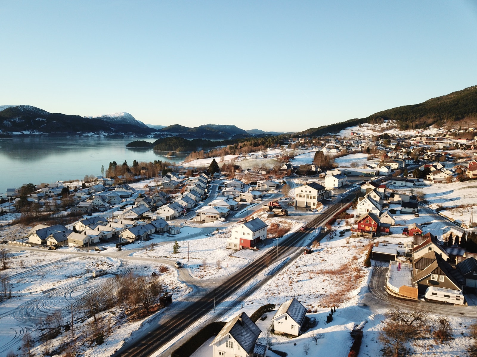 Utsikt vestover Galleribilde