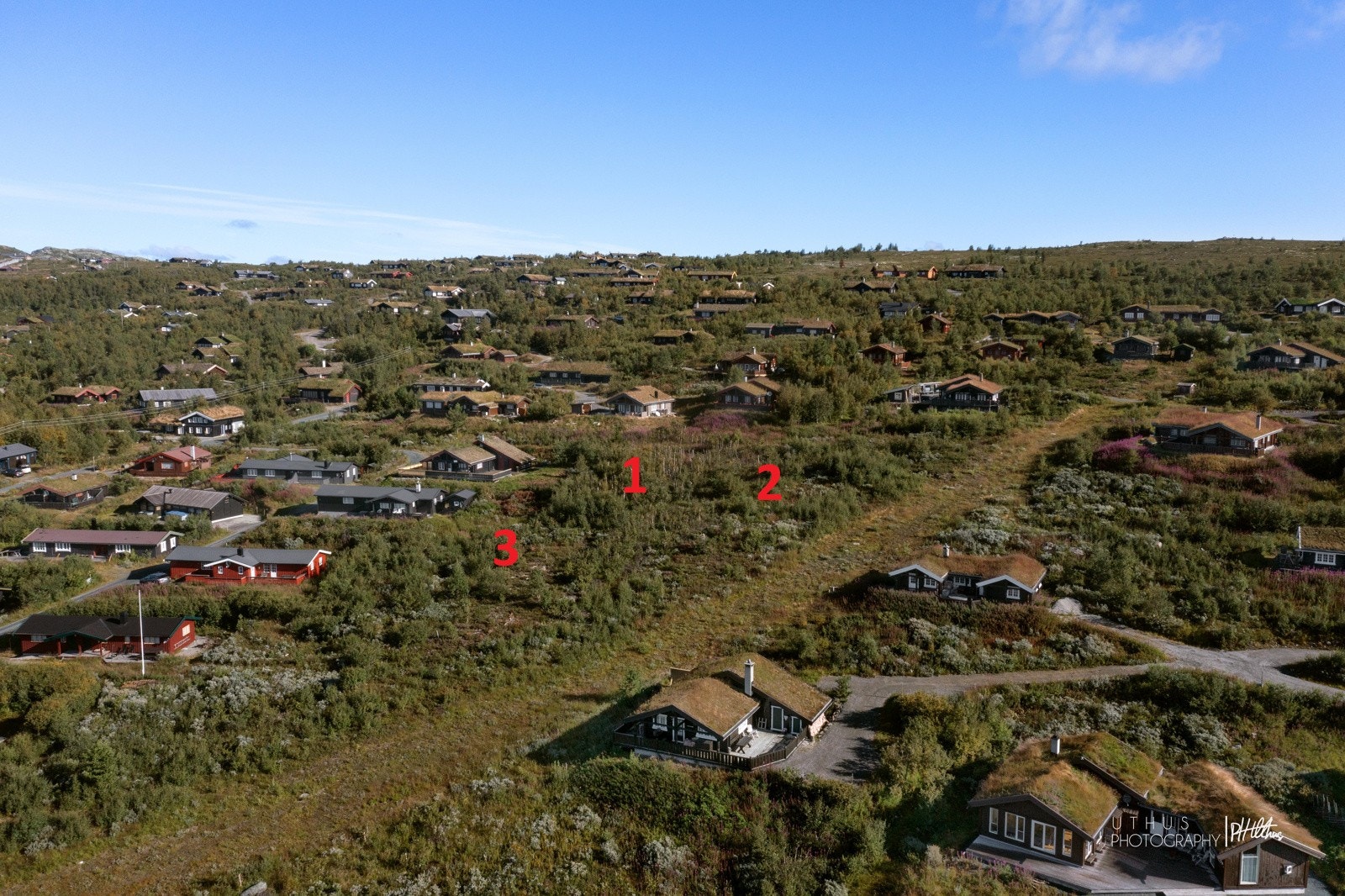 Tomt 3 som her annonseres. Galleribilde